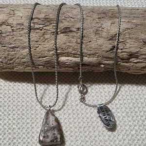 Leopard Jasper Pendant Necklace